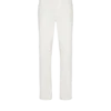White denim straight-cut jeans White denim straight-cut jeans