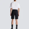 Wool darted Bermuda shorts Wool darted Bermuda shorts