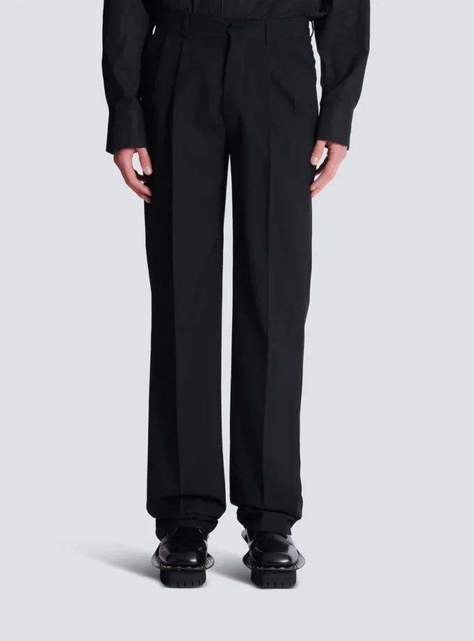 Wool straight-leg trousers Wool straight-leg trousers
